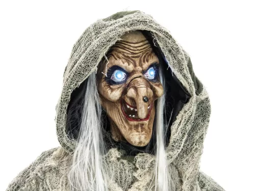 Halloweeni Boszorkány - 145 cm animált