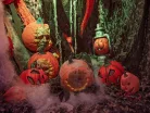 Halloween koponya - tök - világító