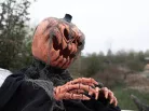 Halloweeni tök szörnyeteg - mozog és hangot ad ki! - 50 cm