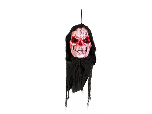 Halloween véres koponya 80cm - világít és hangot ad ki