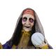 Halloweeni animált figura - jósnő - 50 cm
