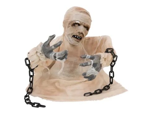Halloweeni animált rém - múmia - 40 cm