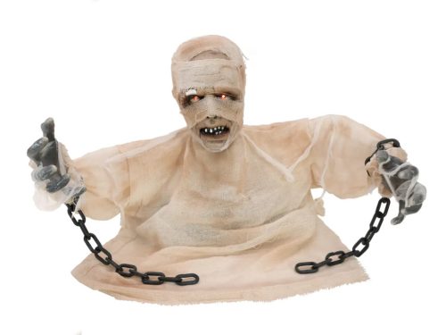 Halloweeni animált rém - múmia - 40 cm
