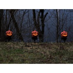   Világító tök / tökfejek - kültéri dekoráció halloweenre