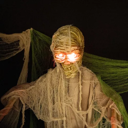 Halloweeni animált figura - Múmia -  160cm