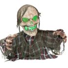 Halloweeni zombi szörnyeteg - animált, fény- és hangeffekttel
