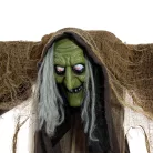 Halloweeni dekoráció - animált púpos boszorkány - 150 cm - ajándék lábkapcsolóval