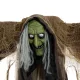 Halloweeni dekoráció - animált púpos boszorkány - 150 cm - ajándék lábkapcsolóval