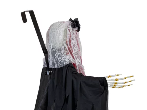 Halloween figura csontváz La Catarina, animált, 100cm