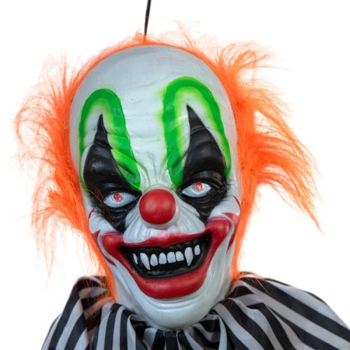 Halloween figura Bohóc, animált, fénnyel és hanggal - Cruby -  155 cm