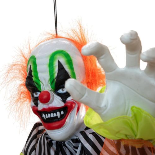 Halloween figura Bohóc, animált, fénnyel és hanggal - Cruby -  155 cm