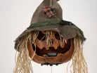 Halloween elátkozott tökfej, fény és hangeffekttel