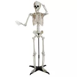   Álló csontváz állvánnyal  - 150 cm - halloweeni dekoráció