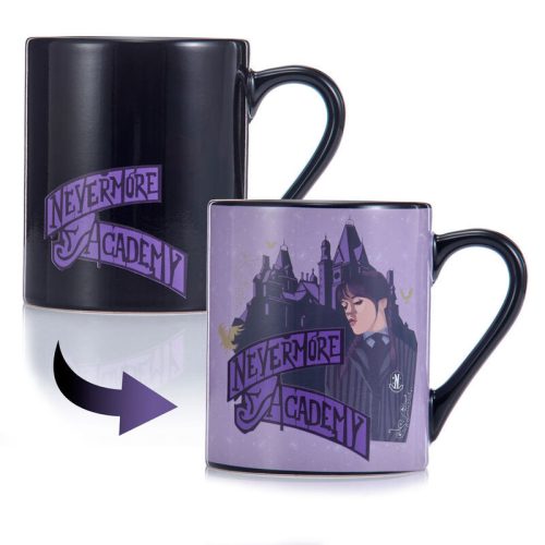 Wednesday témájú színváltós varázs bögre 