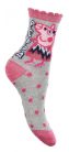 Peppa malac Sparkle Steps Grey gyerek zokni  23/26
