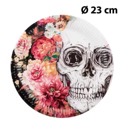 10 db-os szett papírtányér Day of the dead (Ø 23 cm)