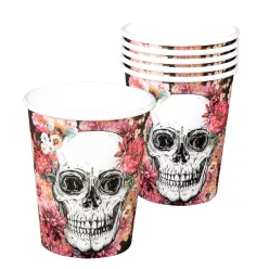 10 db-os szett papírpohár Day of the dead (25 cl)