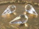 Medálok Drops, színtelen, 23 x 51mm (1 db / 5 db.)
