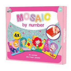 Sellő habszivacs mozaikos kreatív szett