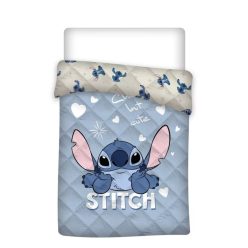   Disney Lilo és Stitch, A csillagkutya steppelt ágytakaró, paplan 140x200cm