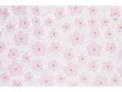 Table runner Flowers, light pink, 26 x 500 cm