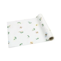 Nonwoven Runner Flowers and Butterflies, mix, 40 x 500 cm