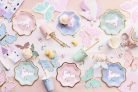 Nonwoven Runner Flowers and Butterflies, mix, 40 x 500 cm