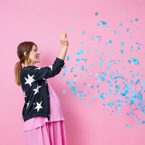 Balloon Gender Reveal - fiú, 1m