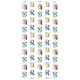 Harry Potter Initials gumis lepedő 90x200 cm