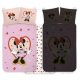 Disney Minnie Heart sötétben világító gyerek, ovis ágyneműhuzat 100x135cm, 40x60cm