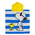 Snoopy Woodstock strand törölköző poncsó 50x100 cm