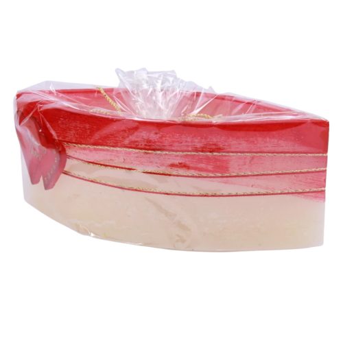 Dupla szív alakú csónakos gyertyatartó, lampion, lámpás