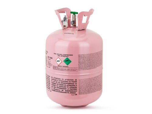 Hélium tartály, rózsaszín, 50 léggömb