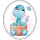 Dinoszaurusz Egg formapárna, díszpárna