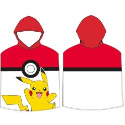 Pokémon Pokeball strand törölköző poncsó 50x115 cm