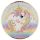 Unikornis Rainbow papírtányér 6 db-os 23 cm