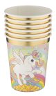 Unikornis Rainbow papír pohár 6 db-os 250 ml