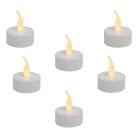  LED-es teamécses, narancssárga LED, 6 db