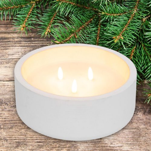  LED-es kőmécses, valódi viasszal 