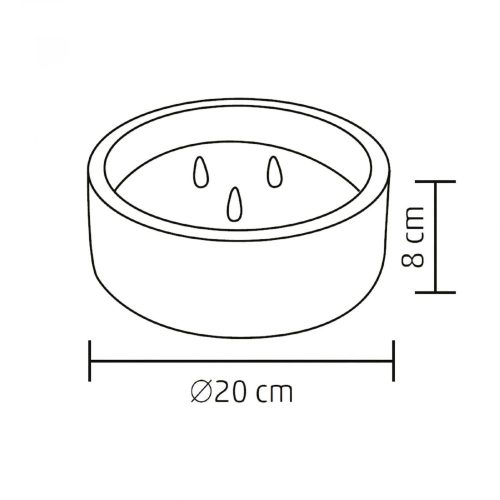  LED-es kőmécses, valódi viasszal 