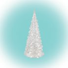 Karácsonyi asztali dísz, LED-es fenyőfa