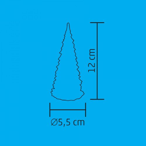 Karácsonyi asztali dísz, LED-es fenyőfa