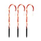 Világító cukorbot szett, kül- és beltéri kivitel, 3 db