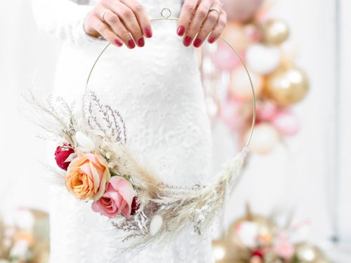 Fényes léggömbök 30 cm, rózsaszín arany (1 db / 10 db)