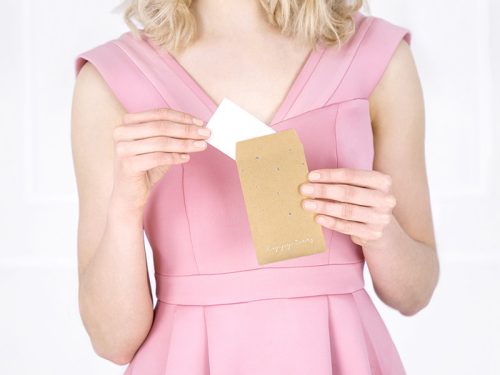 Zsebkendők Happy Tears, ezüst, 7,5x12cm (1 db / 10 db.)