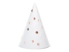 Partikapkák Dots, fehér, 16cm (1 db / 6 db.)