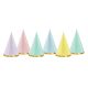 Party hats Yummy, mix, 16cm (1 pkt / 6 pc.)