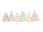 Buli kalapok Stars, mix, 14,5cm (1 db / 6 db.)