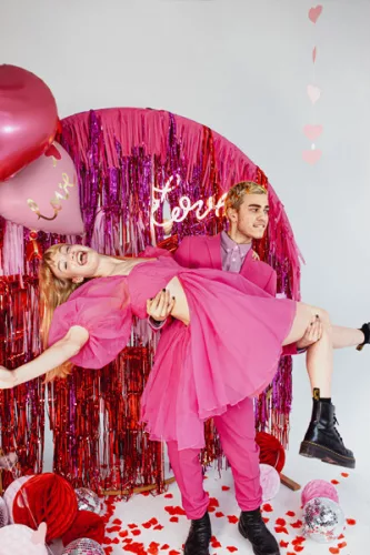 Partyfüggöny, lila, 0,9 x 2,5 m