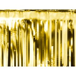 Partyfüggöny, arany, 18,5 x 400 cm